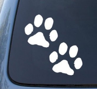 Paw Prints Vinyl Decals