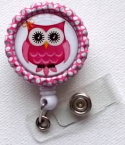 Owl id Badge Holder