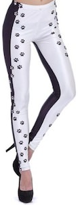 paw print animal leggings