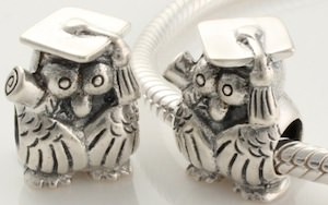 owl graduation Pandora bracelet charm