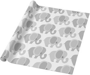 Lots Of Elephants Wrapping Paper - Stuff with Animals